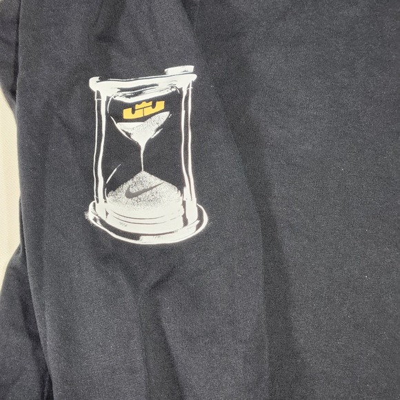 Lebron James Max90 Nike Long Sleeve Size XXL Black - Picture 2 of 13
